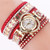 Luxury Women Heart Dial Shiny Design Quality Women Quartz Watch Fashion Rhinestone Bracelet Wrap Strap Women Watch Gifts Luxury Women Heart Dial Shiny Design Quality Women Quartz Watch Fashion Rhinestone Bracelet Wrap Strap Women Watch Gifts