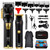 Professional Hair Clipper Set for Men, Rechargeable Hair Trimmer with LCD Digital Display, Electric Clipper, Black and Gold Professional Hair Clipper Set for Men, Rechargeable Hair Trimmer with LCD Digital Display, Electric Clipper, Black and Gold