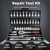 46/151pcs Professional Car Maintenance Tool Box Suitable for Car Boat Motorcycle Repair, Home Industrial Repair 