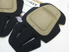 NEW CRYE PRECISION AIRFLEX COMBAT KNEE PAD INSERTS KHAKI/ TAN REMOVABLE PADS