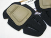 NEW CRYE PRECISION AIRFLEX COMBAT KNEE PAD INSERTS KHAKI/ TAN REMOVABLE PADS