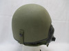 MILITARY COMBAT VEHICLE CREWMAN CVC TANKER HELMET LARGE OD GREEN DH-132A w.COMMS