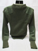 USMC MILITARY OD GREEN 100% WOOL SWEATER COMMANDO SHIRT OLIVE DRAB WOOLY PULLY