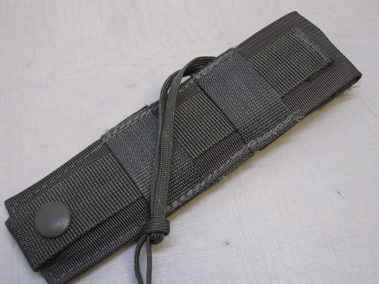 ONTARIO KNIFE STRAP/ SEAT BELT CUTTER W/ SHEATH FOLIAGE PARACHUTE KNIFE