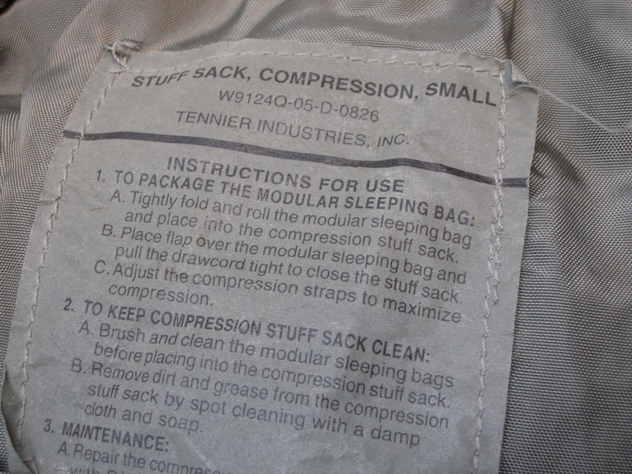 ARMY SLEEP SYSTEM SMALL COMPRESSION SACK BIVY CARRY BAG FOLIAGE