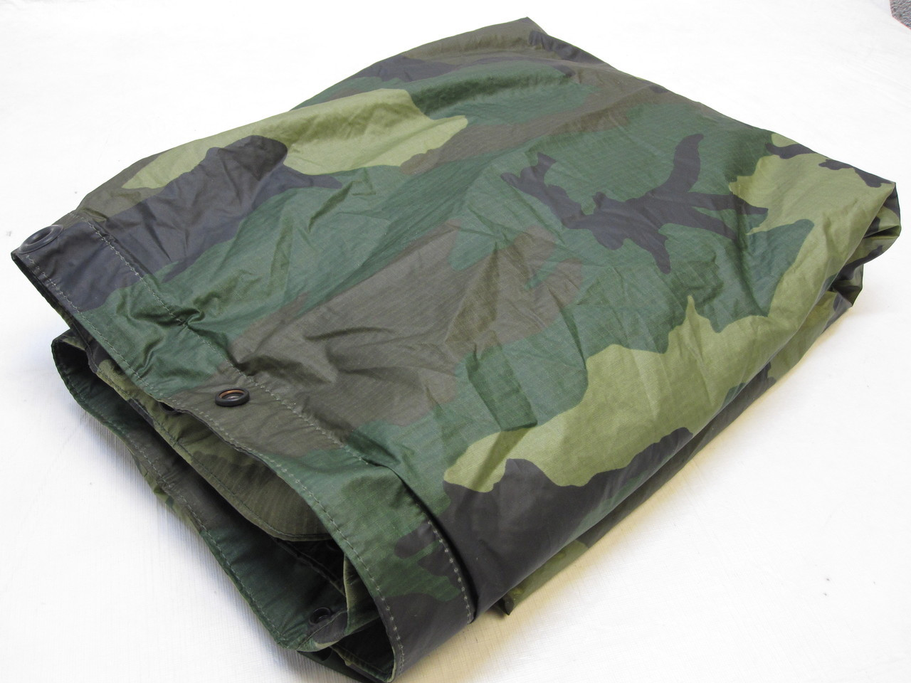 USGI WOODLAND MILITARY PONCHO WET WEATHER RAIN GEAR 8405-01-100-0976 c0