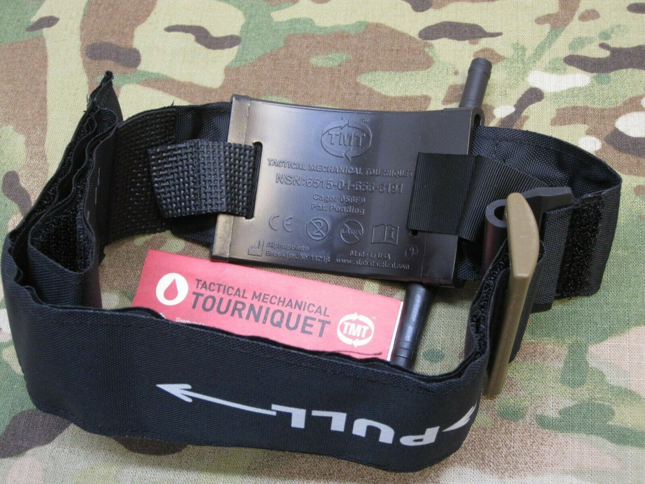 NEW TACTICAL MECHANICAL TOURNIQUET TMT COMBAT MEDICAL ONE HANDED APPLICATION