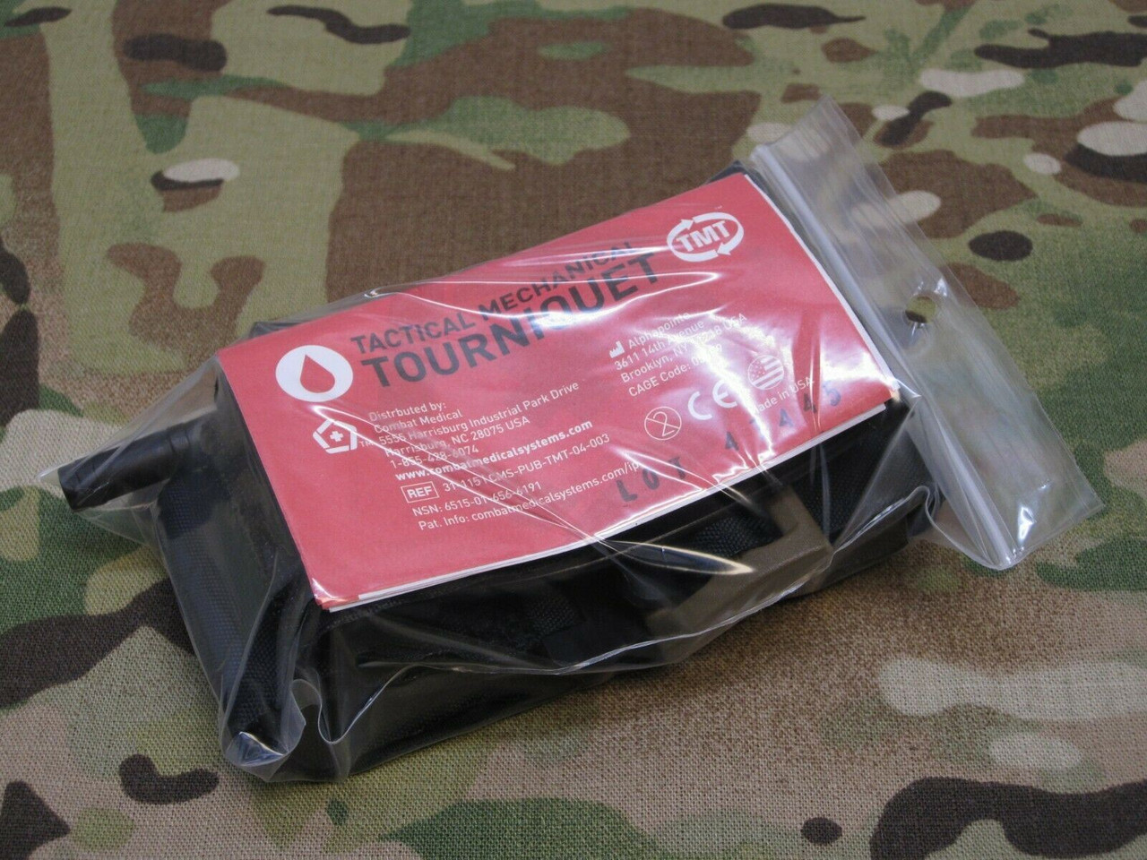 NEW TACTICAL MECHANICAL TOURNIQUET TMT COMBAT MEDICAL ONE HANDED