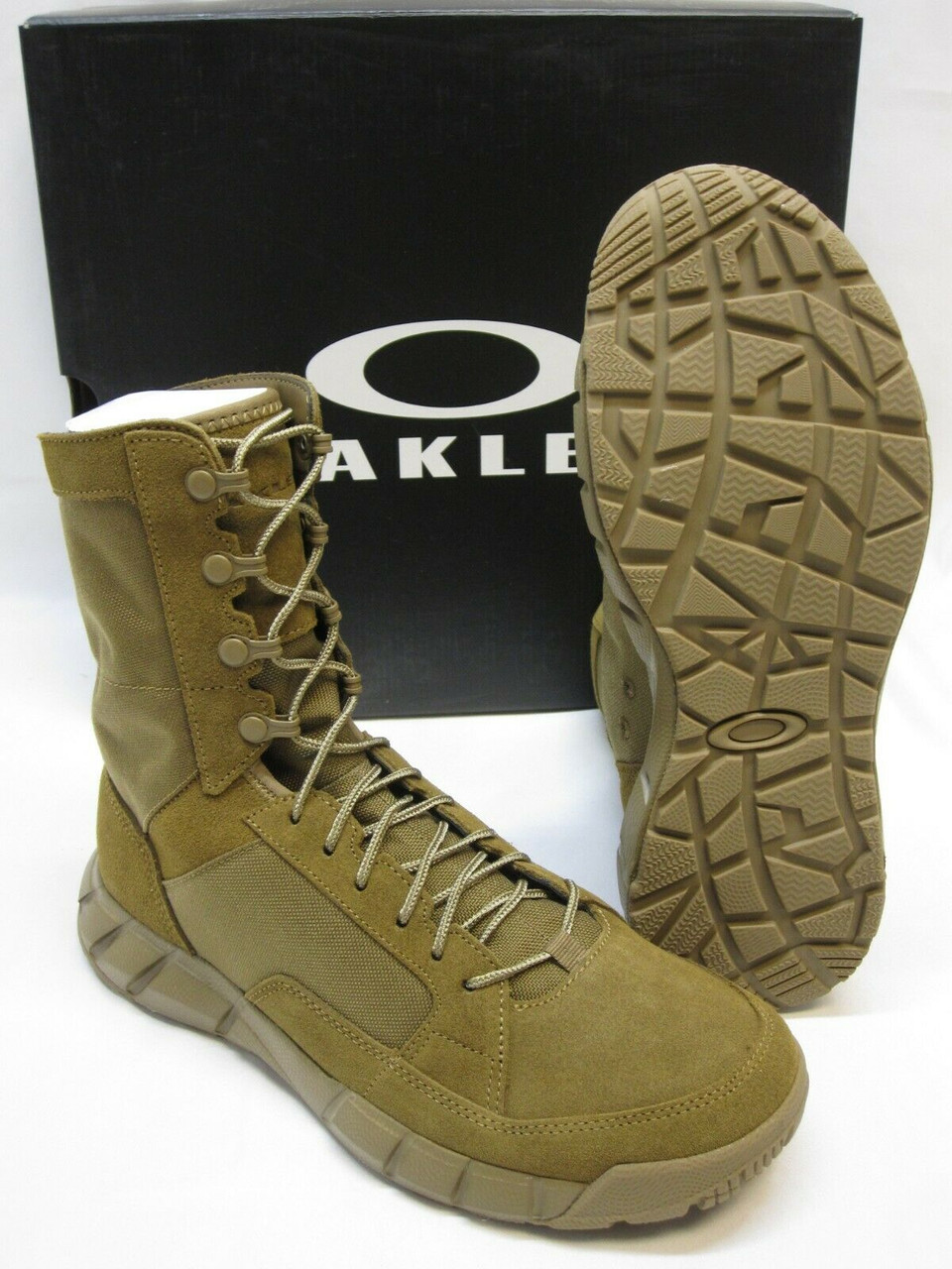 OAKLEY LT ASSAULT ARMY OCP MILITARY COMBAT BOOTS COYOTE BROWN TACTICAL ...