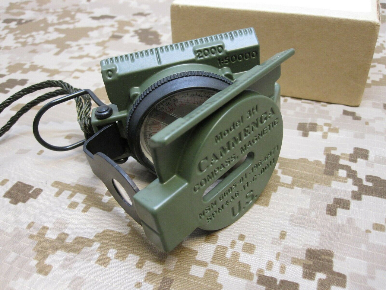 2019 CAMMENGA 3H TRITIUM MILITARY MARCHING LENSATIC COMPASS MODEL