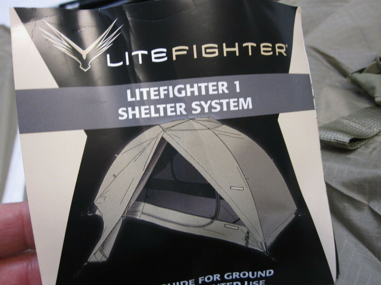 COYOTE TAN LITE FIGHTER TENT 1 MAN