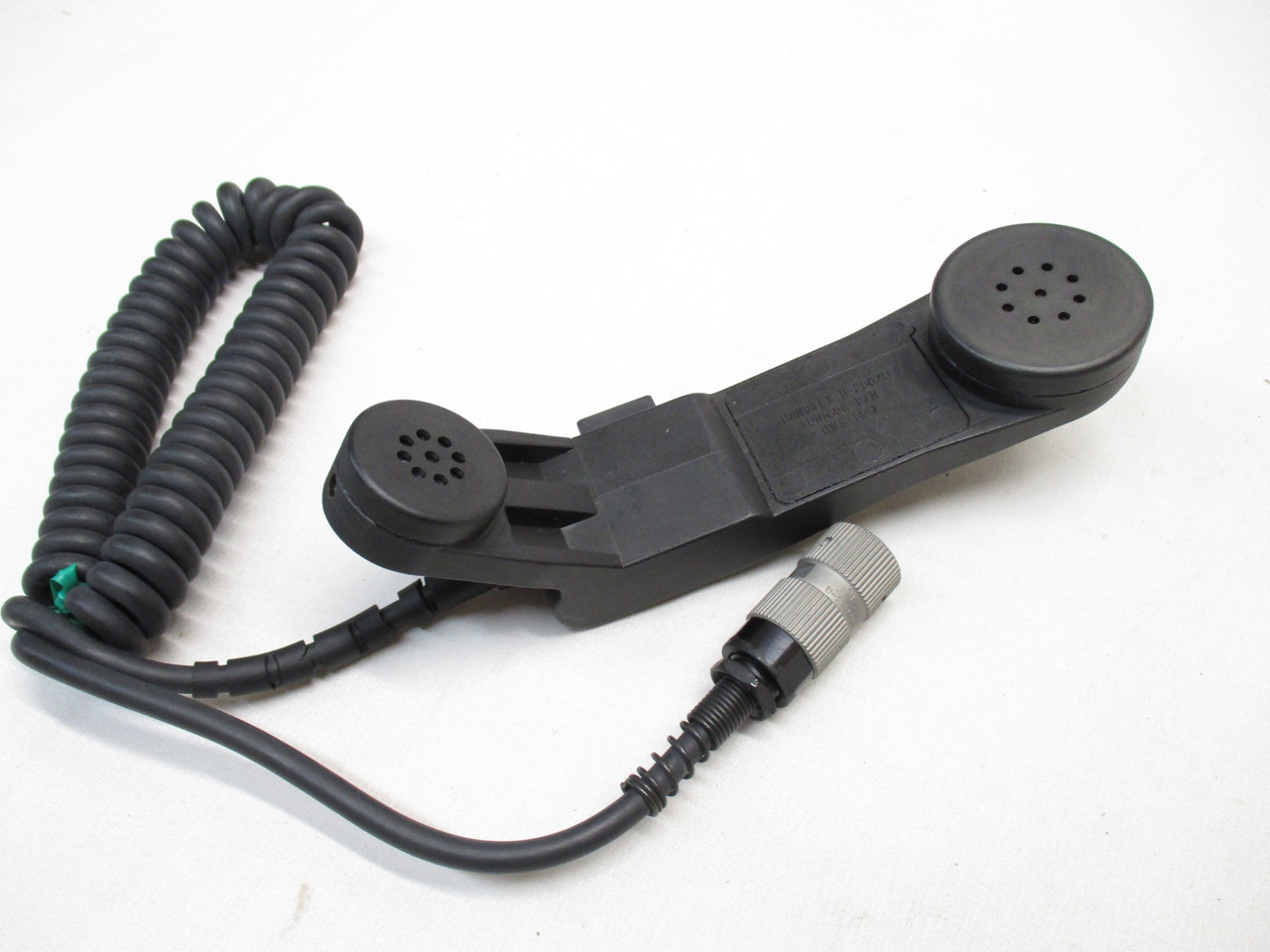 UNICOR MILITARY RADIO HANDSET H-250/U HAND MIC PTT PHONE HWS 1447