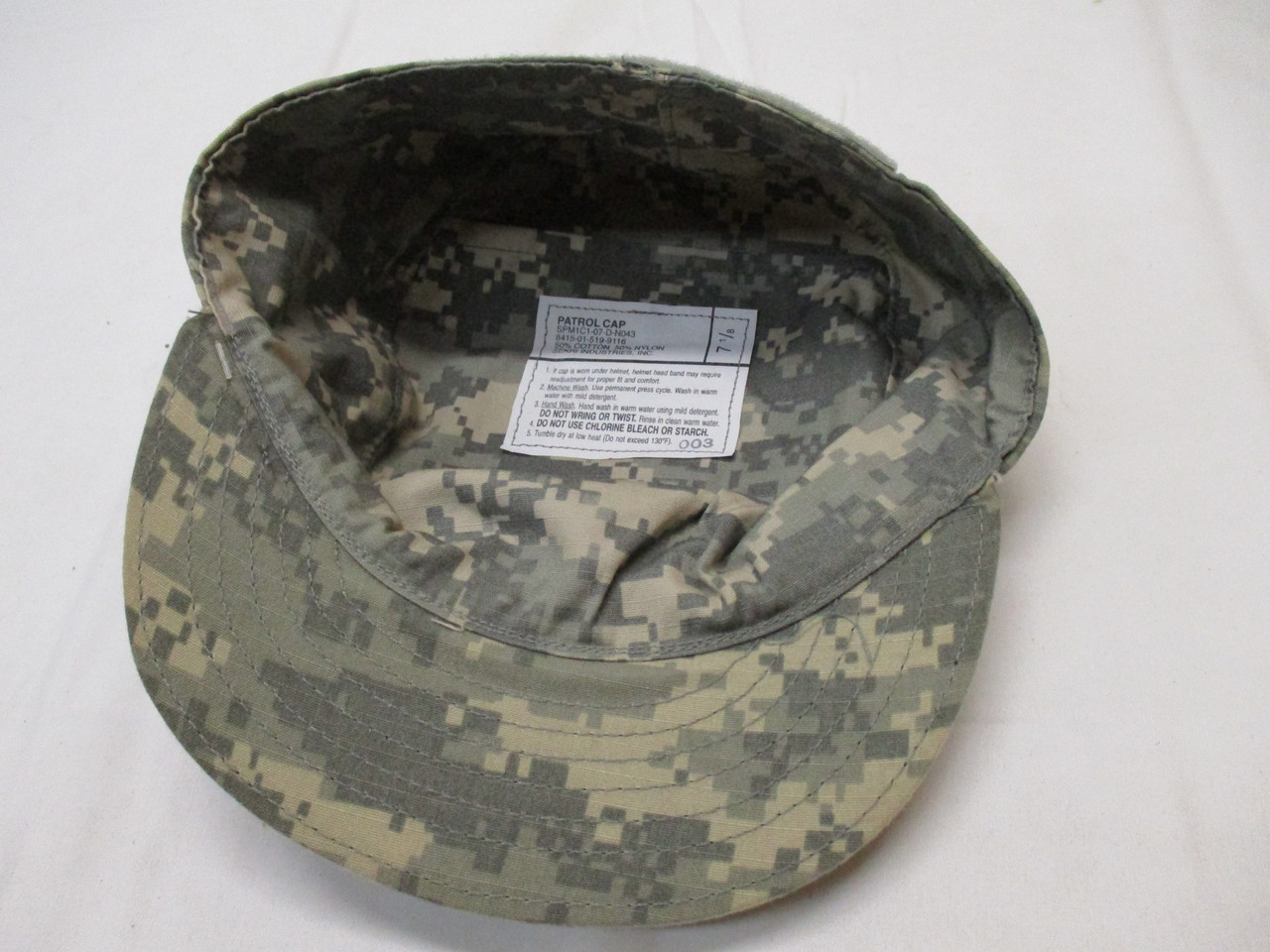 NEW ARMY ISSUE ACU DIGITAL PATROL CAP PC HEADGEAR MOTORPOOL COVER UCP HAT