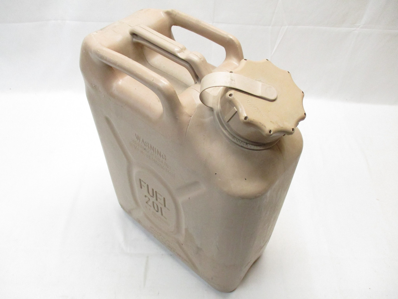 DESERT TAN MILITARY JERRY CAN SCEPTER 5 GALLON GAS CONTAINER 20L