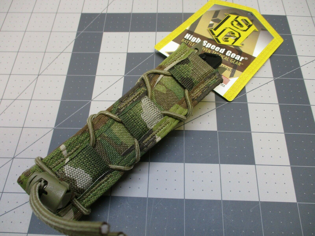 NEW HIGH SPEED GEAR EXTENDED PISTOL MAG TACO MAGAZINE POUCH HSGI MOLLE MULTICAM