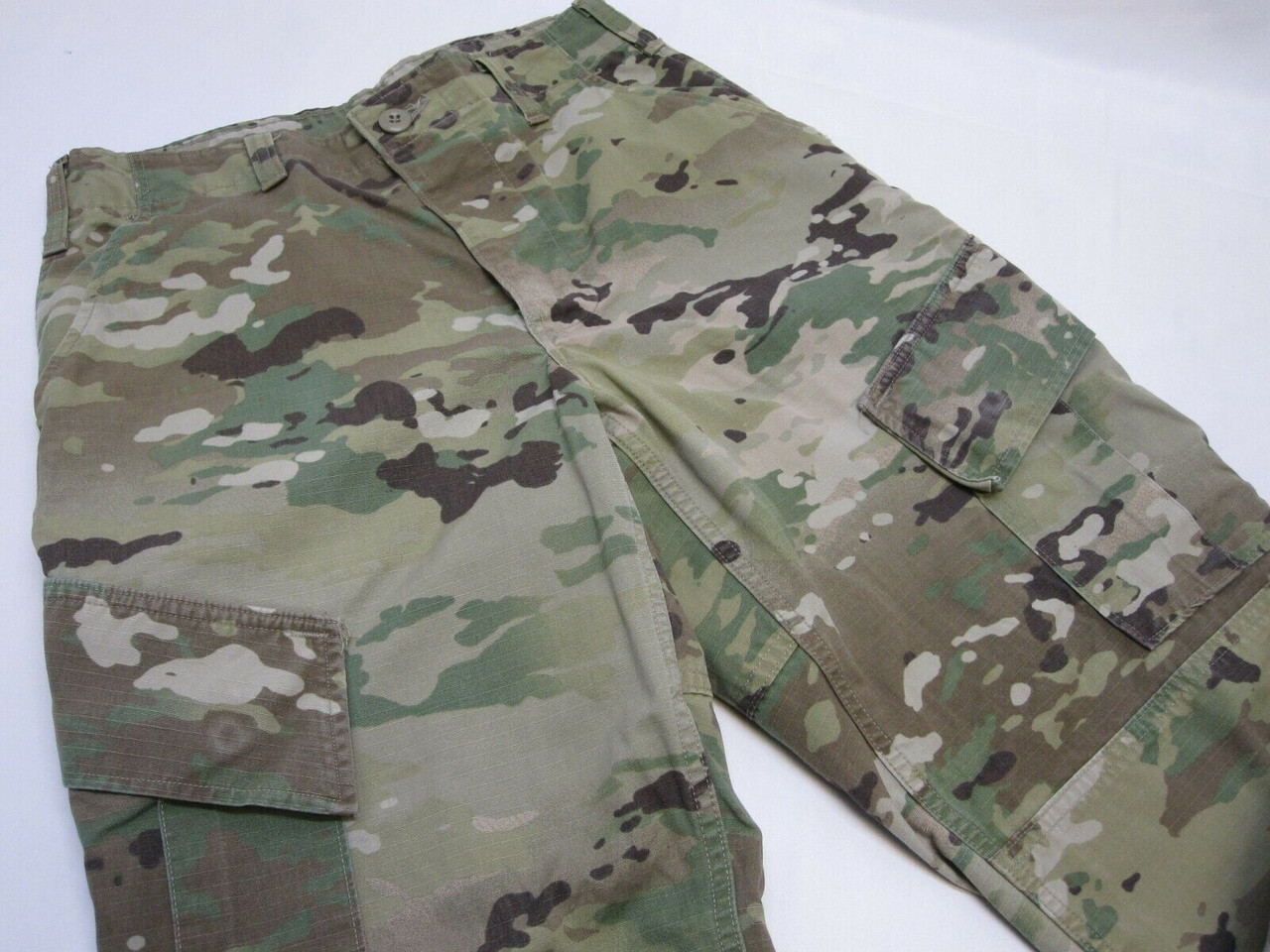 USGI ARMY ISSUE SCORPION ACU OCP COMBAT UNIFORM PANTS 50/50 COTTON/NYLON  BOTTOMS