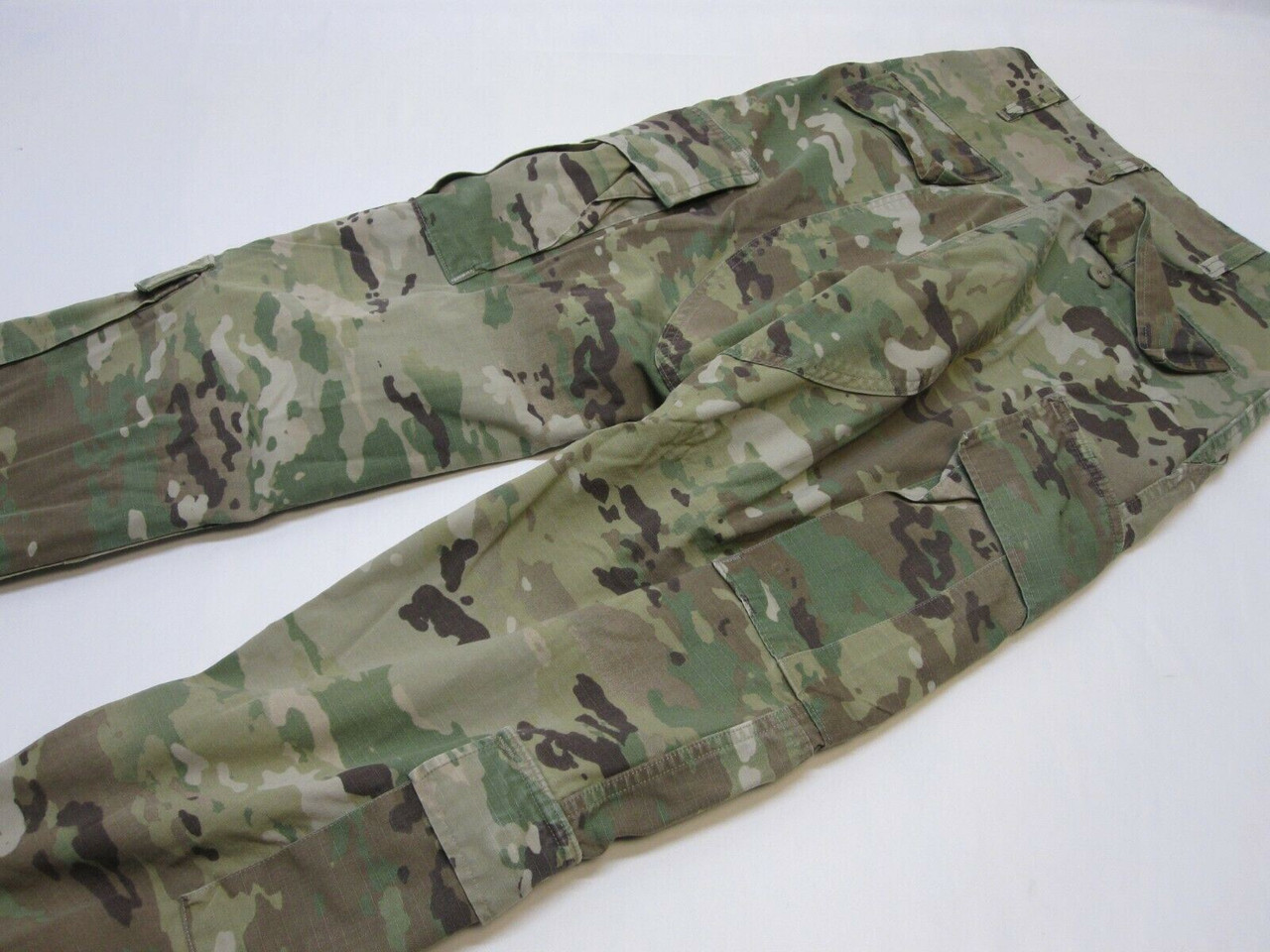 USGI ARMY ISSUE SCORPION ACU OCP COMBAT UNIFORM PANTS 50/50 COTTON/NYLON  BOTTOMS