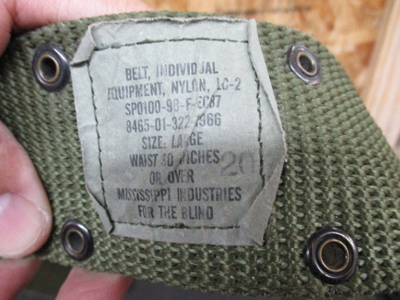 USGI ALICE LC-1 PISTOL BELT (MM3416)