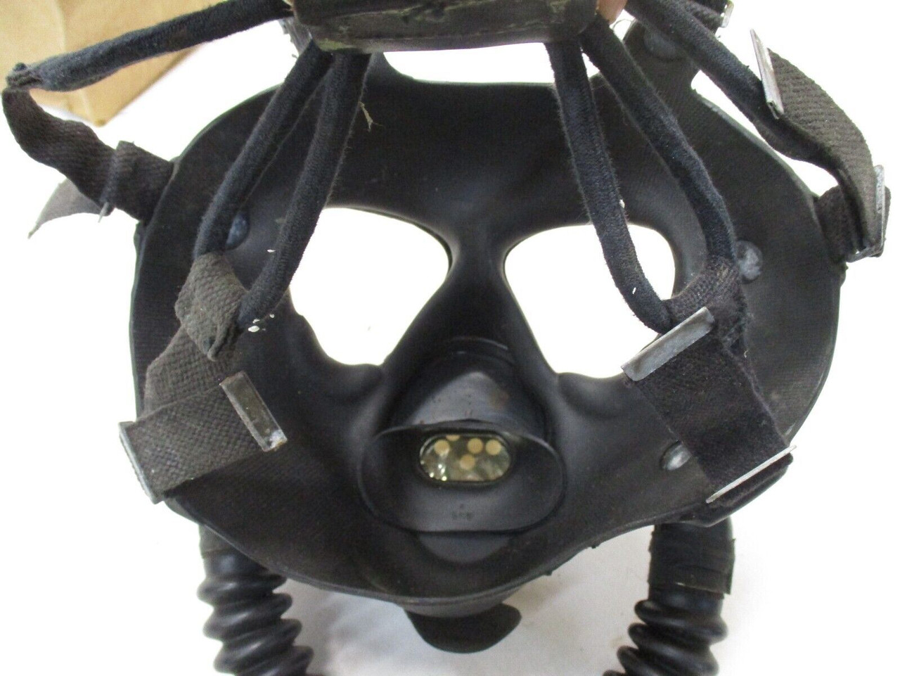 WW2 US Navy Diaphragm Gas Mask Mark 4 MSA USN 1942 Mine Safety Appliances ND IV