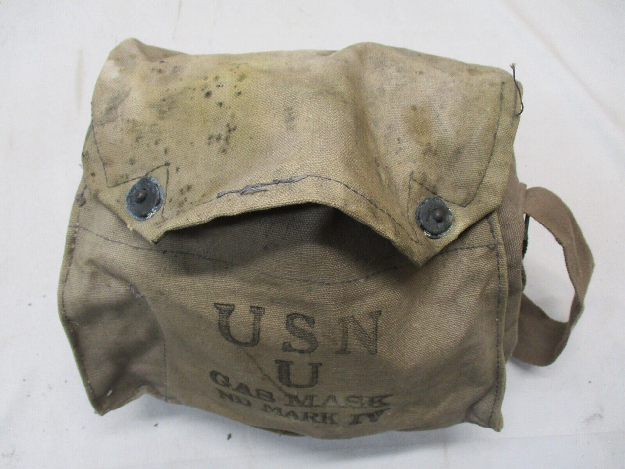 バッグ WW2 US NAVY GAS MASK BAG ND MARK IV 1943 US Navy ND Gas Mask Mark IV (Sealed) | eBay