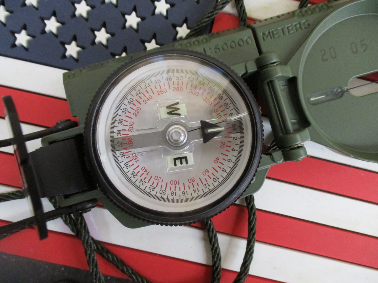 NEW CAMMENGA 3H TRITIUM MILITARY MARCHING LENSATIC COMPASS MODEL 3