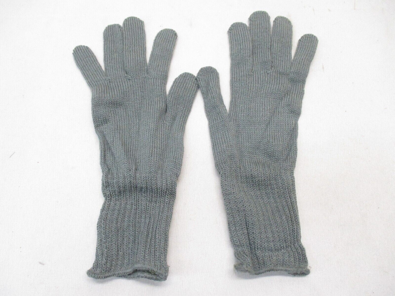 USGI ARMY ISSUE COLD WEATHER GLOVE INSERT 100% WOOL LINERS FOLIAGE GREEN/GREY