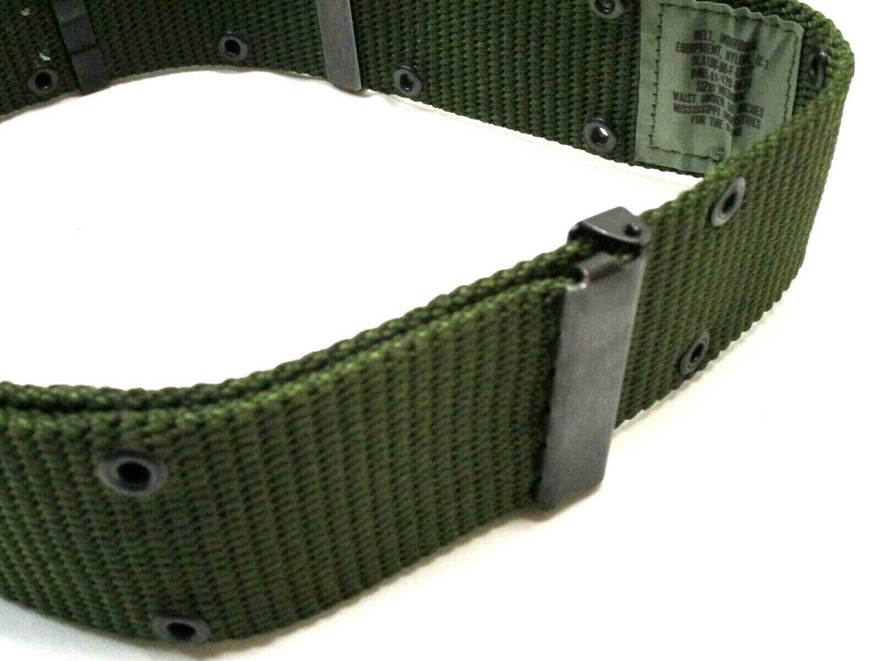 MILITARY PISTOL BELT GREEN ALICE DUTY/WEB LC-2 MEDIUM 24