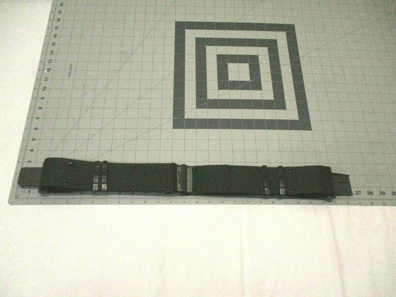 MILITARY PISTOL BELT GREEN ALICE DUTY/WEB LC-2 MEDIUM 24