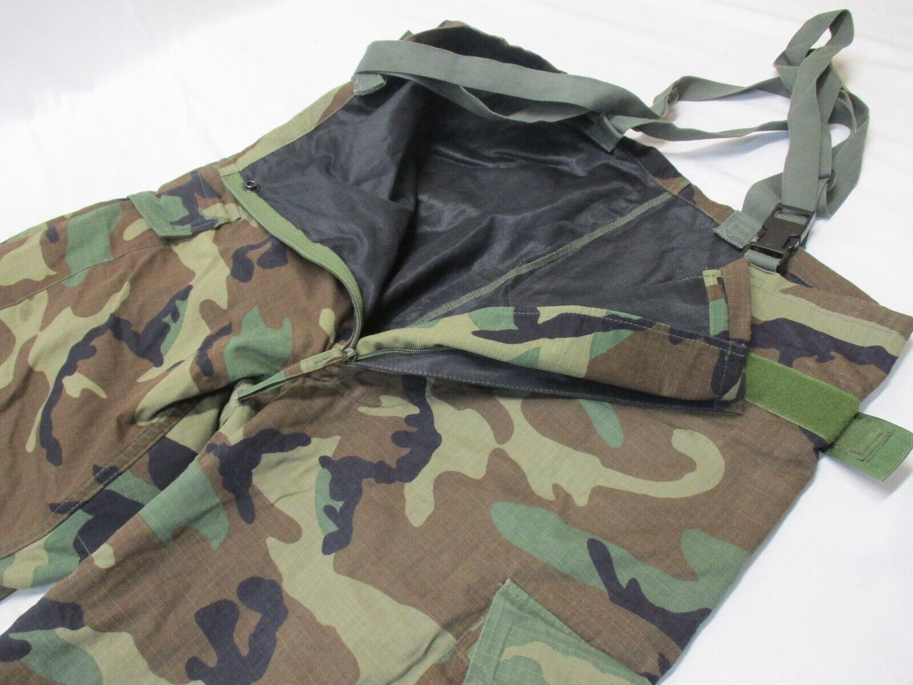 Medium Regular Woodland Issue Pants, R/s 00' Dated - Omahas Army Navy  Surplus