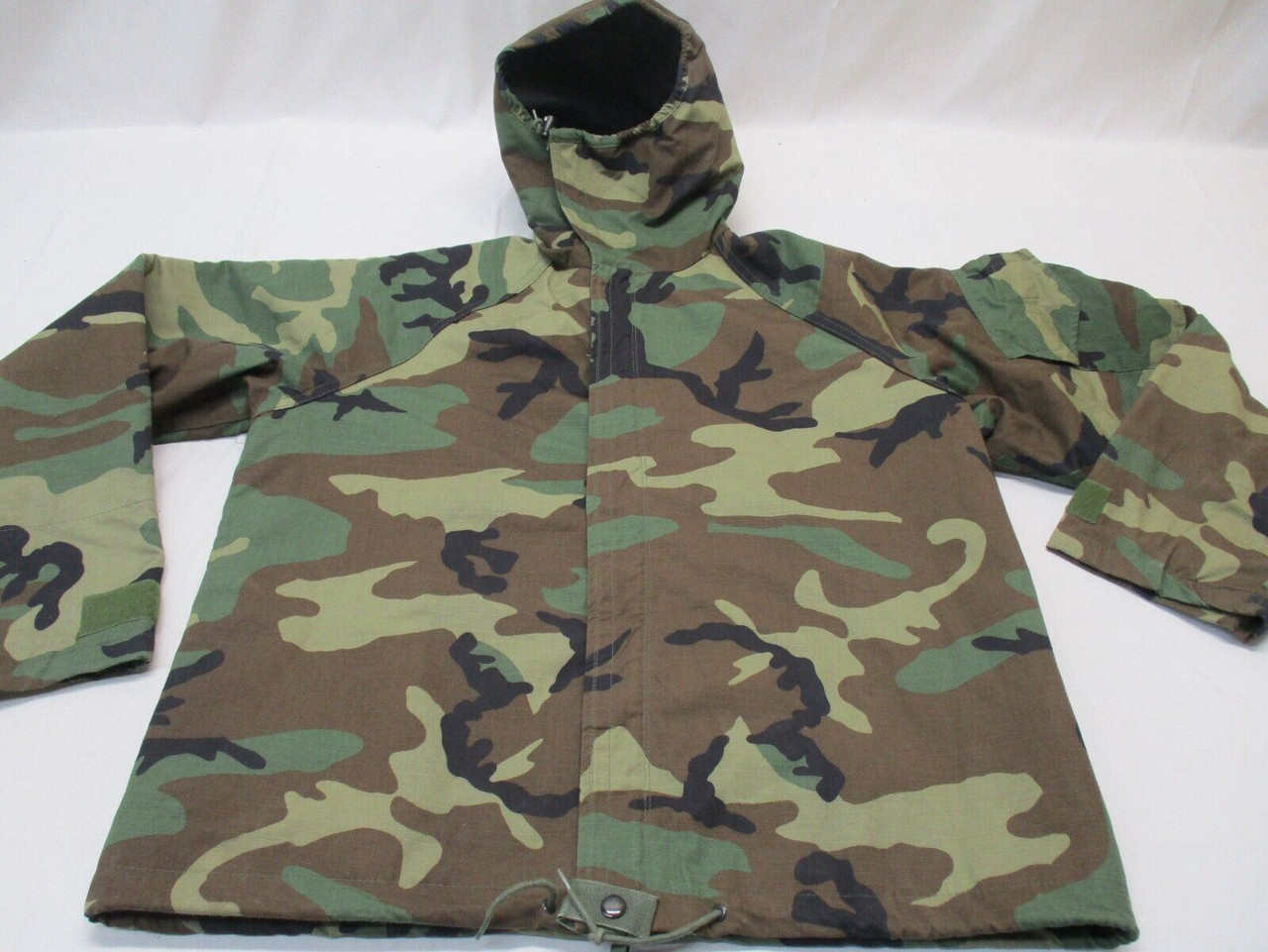 M81 Woodland Camo Protective Overgarment Jacket Military Coat