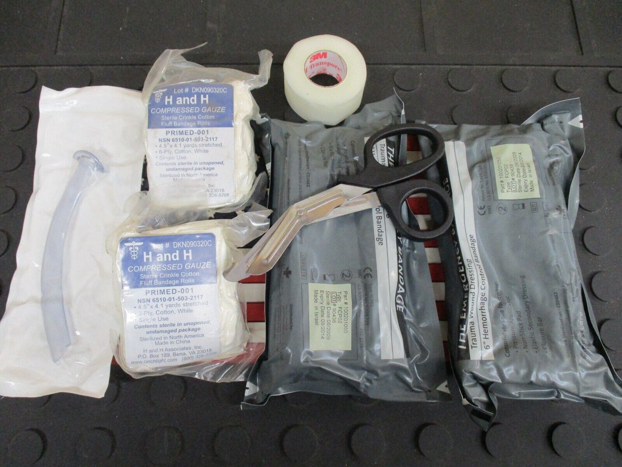 NOS USGI TRAUMA MODULE IFAK REFILL MILITARY ARMY USMC MEDIC KIT ISRAELI BANDAGE