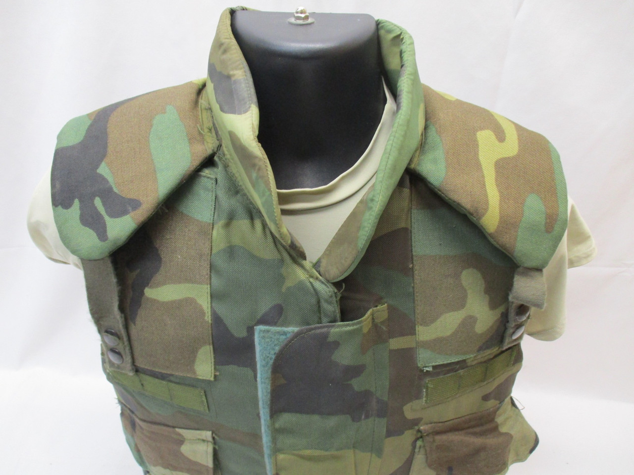 VTG Woodland Flak Jacket Body Armor Vest m81 camo Fragmentation