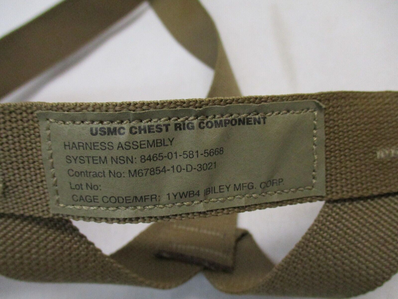 ARMY USMC CHEST RIG SHOULDER STRAPS TAP TACTICAL ASSAULT PANEL