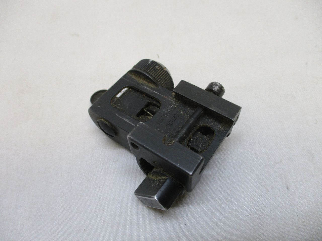 USED MATECH BUIS REAR SIGHT BACK UP IRON FLIP SIGHT POP UP B.U.I.S RAIL MOUNT