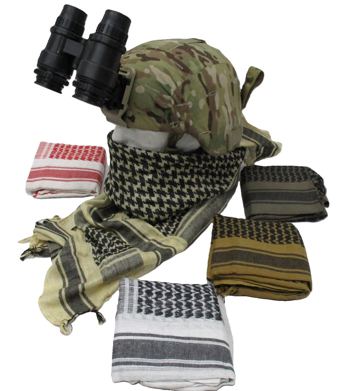 TACTICAL SHEMAGH MILITARY HEADWRAP ARMY DESERT SCARF FACE VEIL NECK COVER HANKY