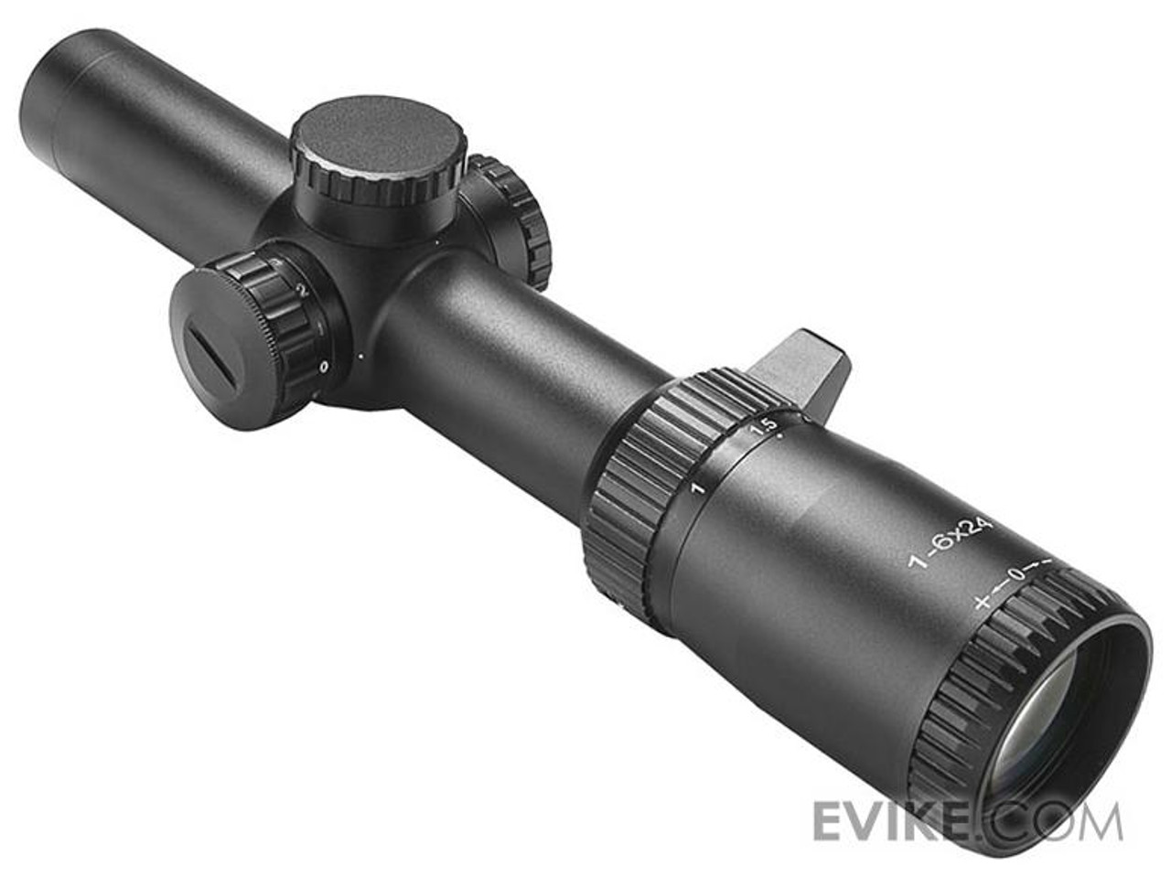 NcSTAR Shooter Series Low Power Variable 1-6x24 Red / Green Illuminated Rifle Scope