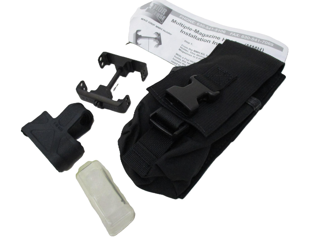 BLACK USGI MULTIPLE MAGAZINE HOLDER AR-15 MAGAZINE COUPLER DOUBLE MAG CLAMP