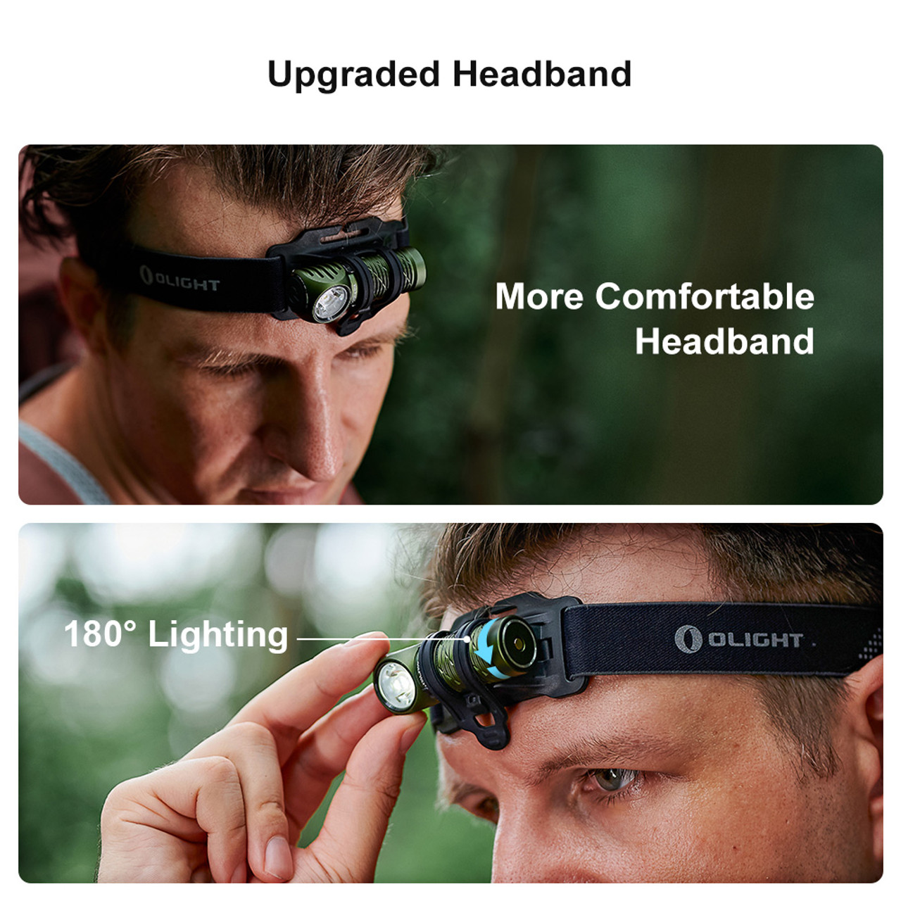 Perun 2 Mini LED Rechargeable Headlamp (Green)