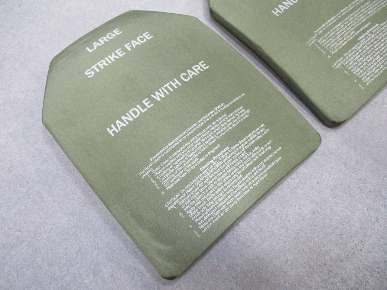 USGI ESAPI Ballistic Plates Large – Ceradyne – NSN 8470-01-520