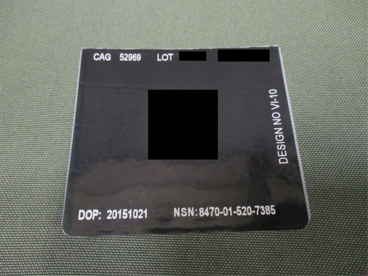 USGI ESAPI Ballistic Plates Large – Ceradyne – NSN 8470-01-520