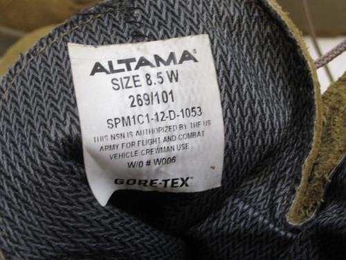 altama gore tex boots