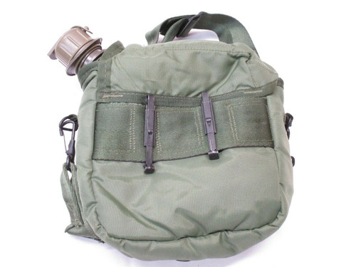 USGI 2 QUART CANTEEN w. POUCH OD GREEN ALICE CLIPS MILITARY WATER CARRIER
