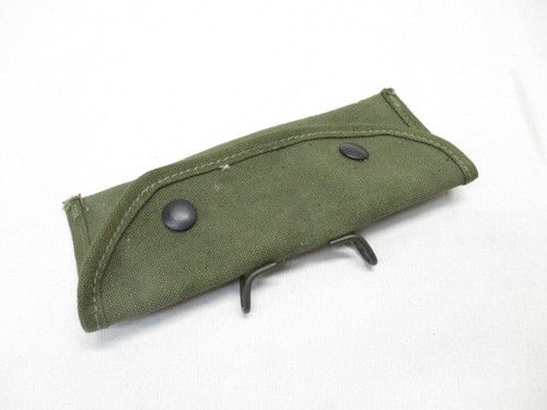 1944 WWII PISTOL BELT POUCH CANVAS CARRYING CASE 7160198 OLIVE DRAB M15 SIGHT