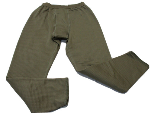 3LAYER Dermizax™ MILITARY HALF PANTS ARMY DESERT TAN GEN III BASE LAYER WAFFLE GRID FLEECE PANTS MED