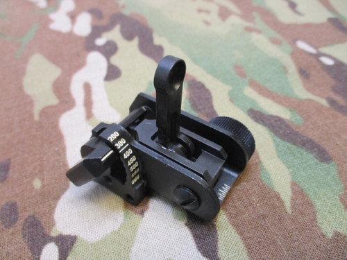 USGI MATECH BUIS REAR SIGHT BACK UP IRON FLIP SIGHT POP UP B.U.I.S