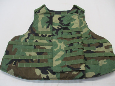Woodland BDU Body Armor Vest IBA Level IIIA Plate Carrier X