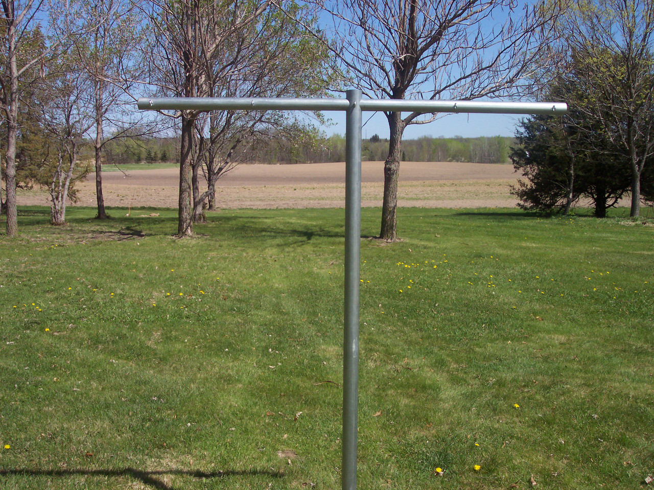 Heavy Duty T-Post Clothesline Poles | Clotheslines.com