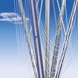 The First Lady Rotary Dryer in the folded up position.The First Lady Rotary Dryer in the folded up position.