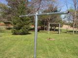 Heavy Duty T-Post Clothesline Poles