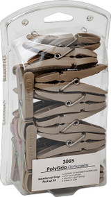 PolyGrip Plastic Clothespins